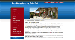 Desktop Screenshot of les-grenadiers-de-saint-sat.com